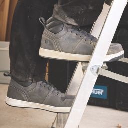 Site Toth Size 11  Grey  Steel Toe Cap Safety Trainer Boots