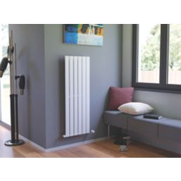 Ximax Oceanus 1200mm x 445mm 1997BTU White Vertical Designer Radiator