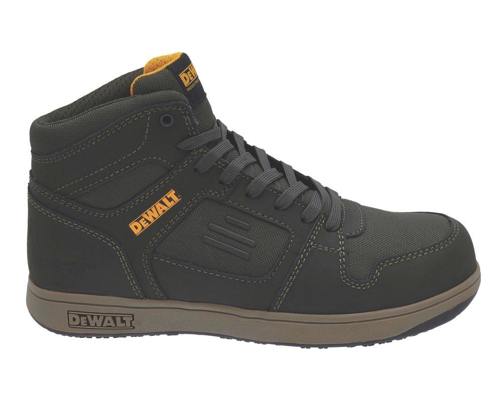 DEWALT Delta Size 9 Olive Safety Boots - Screwfix