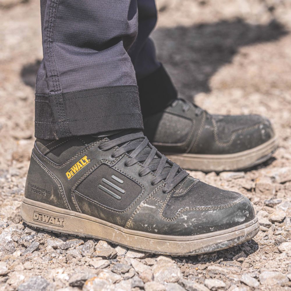 DEWALT Delta Size 9 Olive Safety Boots - Screwfix