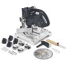 Festool SYMC 70 EB-Basic  216mm 36V Li-Ion Airstream & Bluetooth Brushless Cordless Single-Bevel  Mitre Saw - Bare