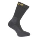 CAT Industrial Work Socks Black 11-14 2 Pairs