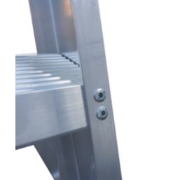 Lyte Aluminium 3.42m Silver 14 Step Podium Steps