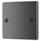 LAP  1-Gang Blanking Plate Black Nickel