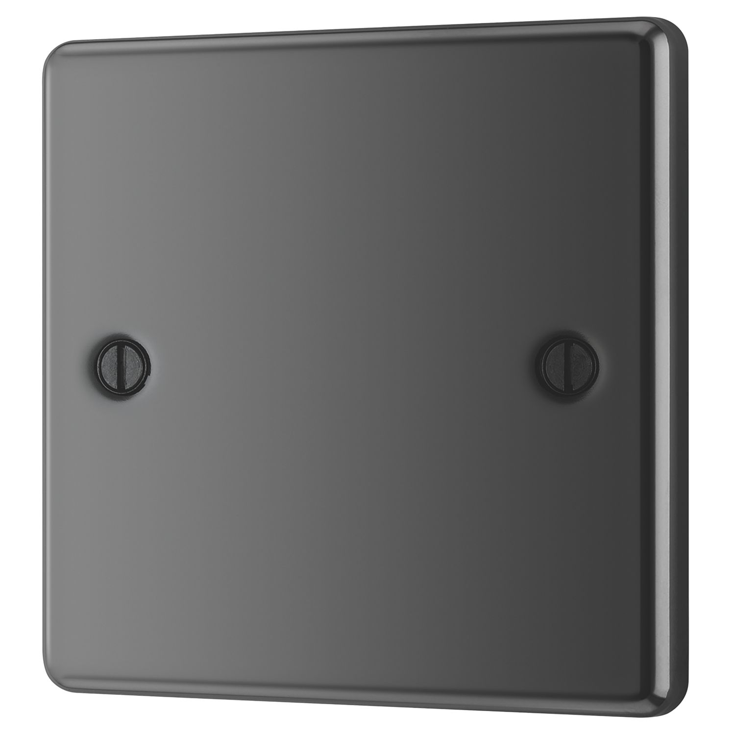 LAP 1-Gang Blanking Plate Black Nickel (40737)