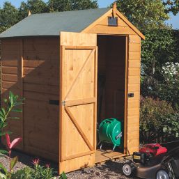 Rowlinson  4' x 6' (Nominal) Apex Shiplap T&G Timber Shed