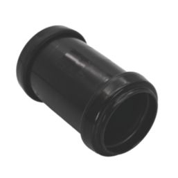 FloPlast Push-Fit Straight Coupler Black 32mm x 32mm