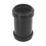 FloPlast Push-Fit Straight Coupler Black 32mm x 32mm
