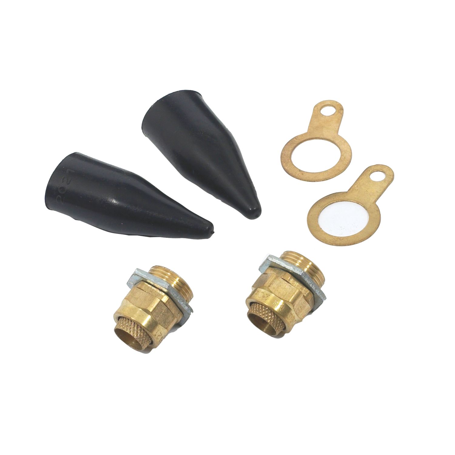 Tower Brass Internal Gland Kit Short 20mm Black 2 Pack (40782)