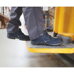 Delta Plus Positano  Size 7  Blue   Steel Toe Cap Safety Trainers