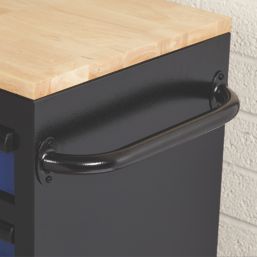 Bunker  7-Drawer Trolley Blue