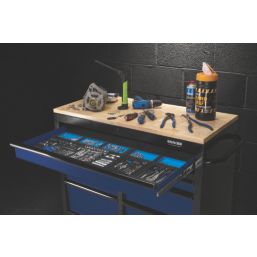 Bunker  7-Drawer Trolley Blue