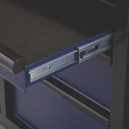 Bunker  7-Drawer Trolley Blue