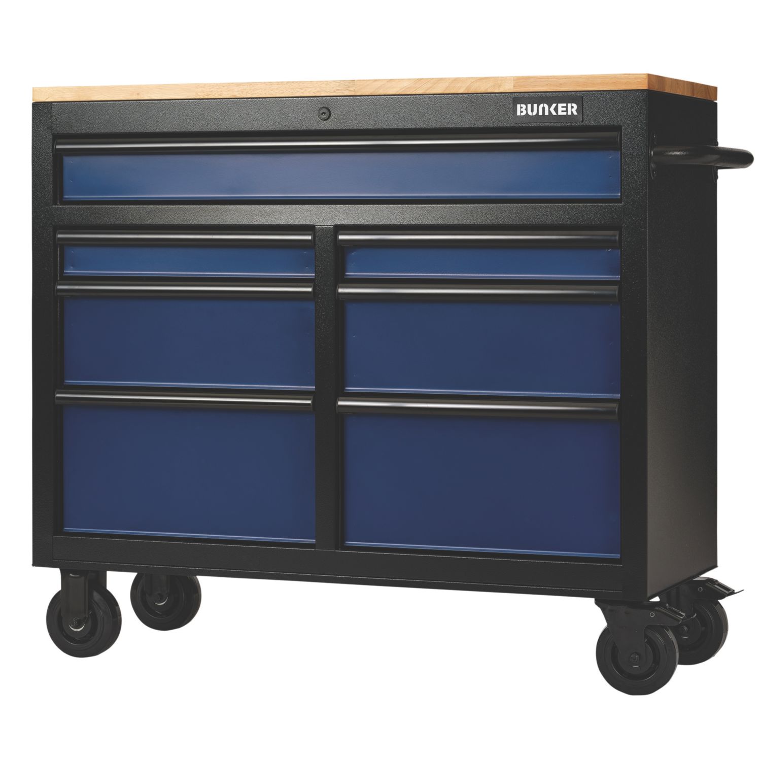 Bunker 7-Drawer Trolley Blue (407CN)