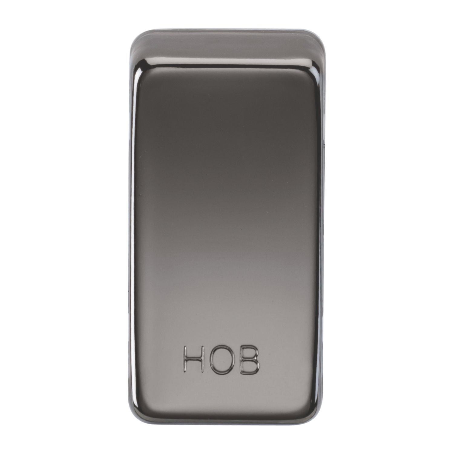 Knightsbridge 'HOB' Switch Cover Black Nickel (407CT)