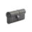 Yale Fire Rated 1 Star 6-Pin Euro Cylinder 45-50 (95mm) Matt Black