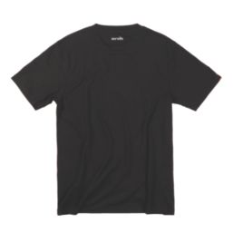 Scruffs Eco Worker Pocket Short Sleeve T-Shirt Black X Large 45-48" Chest