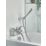 Bristan Apelo Chrome-Plated 135mm Deck Mounted Dual Control Manual Shower Mixer Tap