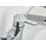 Bristan Apelo Chrome-Plated 135mm Deck Mounted Dual Control Manual Shower Mixer Tap