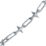 Essentials Spike Zinc-Plated Chain 6mm x 5m