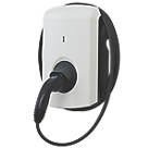 Hive Alfen Eve Single S-Line 1 Port 7.4kW  Mode 3 Type 2 Socket Tethered EV Charger White