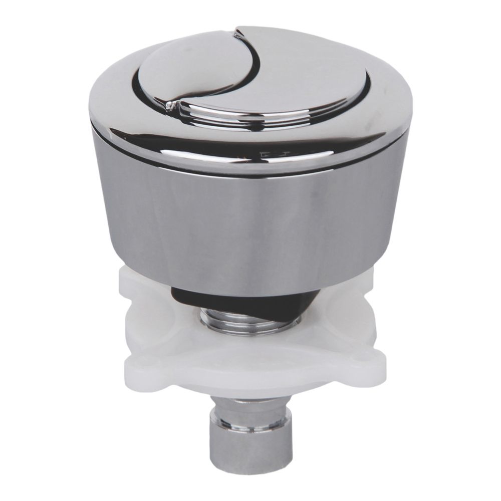 Flomasta Dual-Flush Button Chrome - Screwfix