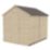 Forest  6' x 8' (Nominal) Apex Overlap Timber Shed with Base