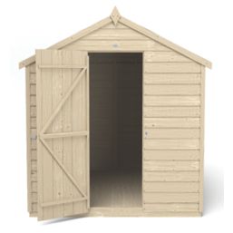 Forest  6' x 8' (Nominal) Apex Overlap Timber Shed with Base