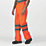 Regatta Pro Hi Vis Packaway Trousers Elasticated Waist Orange XX Large 44" W 32" L