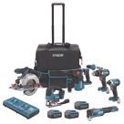 Refurb Erbauer  18V 3 x 4.0Ah Li-Ion EXT Brushless Cordless 6-Piece Kit