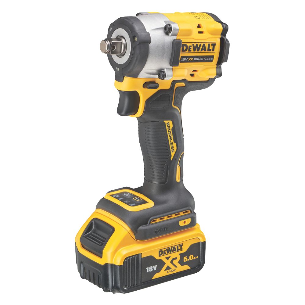 Refurb DeWalt DCF921P2T-GB 18V 2 x 5.0Ah Li-Ion XR Brushless Cordless Compact Impact Wrench