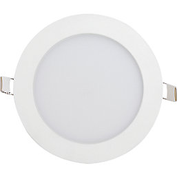 Luceco ECO Circular Fixed  LED Low Profile Slimline Downlight White 9W 720lm