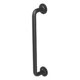 Rothley  Straight Household Steel Grab Rail Matt Black 457mm