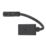 Contactum Media Single Modular HDMI Outlet Black with Colour-Matched Inserts