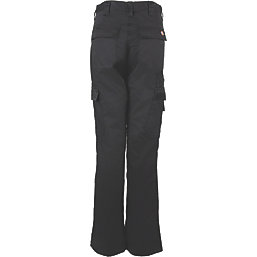 Dickies Everyday Flex Womens Trousers Black Size 18 31" L