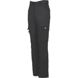 Dickies Everyday Flex Womens Trousers Black Size 18 31" L