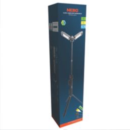 Nebo 4K Rechargeable LED 2-Head Tripod Light 4000lm