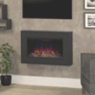 Be Modern Albali Anthracite Remote Control Wall-Mounted Electric Fire 971mm x 608mm