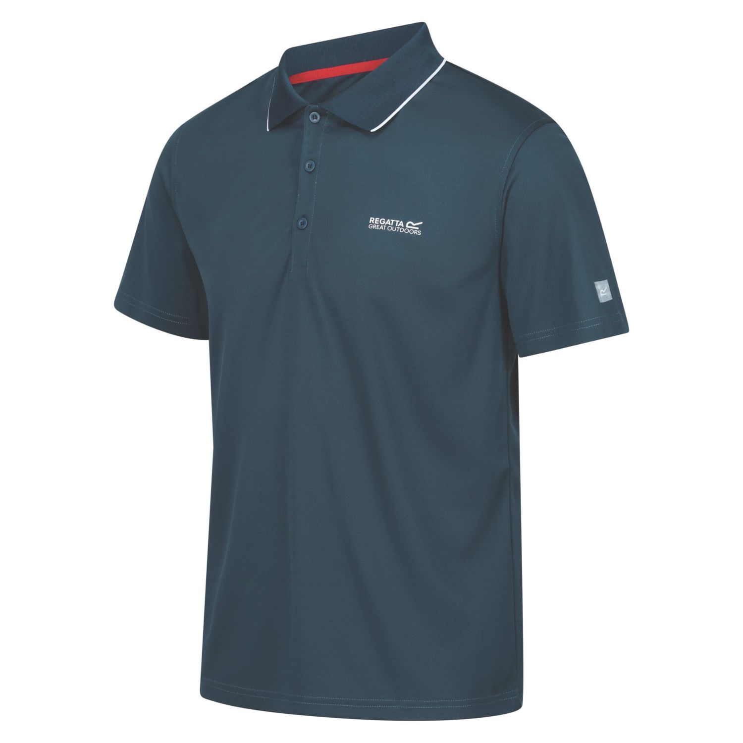Regatta Maverik V Polo Shirt MoonLt Denim Large 42" Chest (407YA)