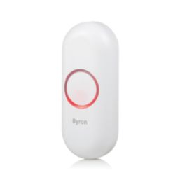 Byron DBY-22313UK Plug-In Wireless Doorbell Kit White 2 Piece Set