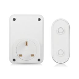 Byron DBY-22313UK Plug-In Wireless Doorbell Kit White 2 Piece Set