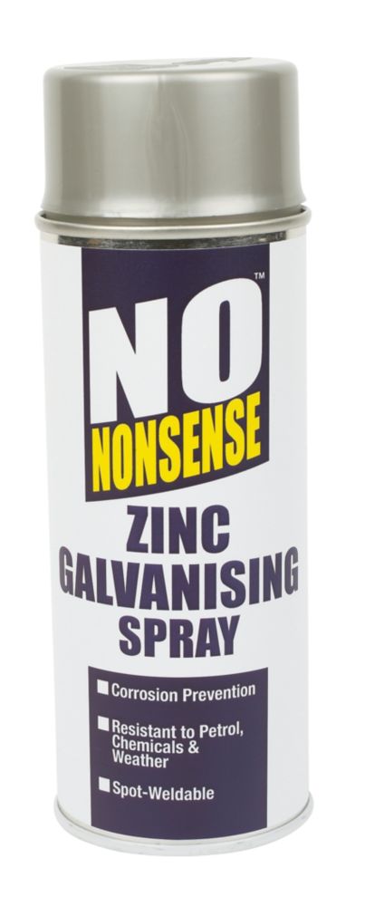 No Nonsense Smooth Quick-Dry Metal Paint Black 750ml - Screwfix