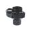 FloPlast  Push-Fit 4-Boss Single Socket Waste Manifold Black 110mm