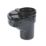 FloPlast  Push-Fit 4-Boss Single Socket Waste Manifold Black 110mm