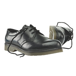 Sterling Steel Cushion Sole   Safety Shoes Black Size 5