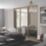 Spacepro Shaker 3-Door Framed Sliding Wardrobe Doors Oak Frame Mirror Panel 2136mm x 2260mm