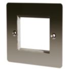 LAP  2-Module Modular Faceplate Black Nickel