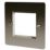 LAP  2-Module Modular Faceplate Black Nickel