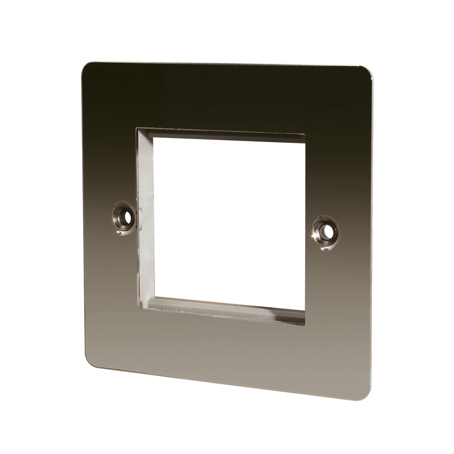 LAP 2-Module Modular Faceplate Black Nickel (40897)