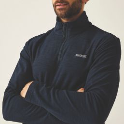 Regatta Thompson Marl Fleece Navy Small 39.3" Chest